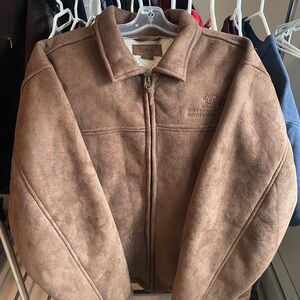 Vintage Lee brown Suede Jacket with Sherpa Lining